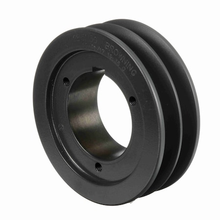 Browning 2 Groove Cast Iron Bushed Bore Multiple Sheave, 2B5V50 2B5V50